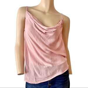 BGBG Pink silky cowl neck camisole tank- medium